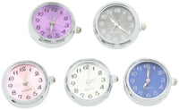 White and Gold Quartz Watch Dial Real Working Watch 18MM - 20MM Snap Charm