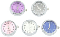 Light Purple Quartz Watch Dial Real Working Watch 18MM - 20MM Snap Charm