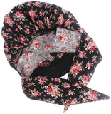 Cancer Chemo Cap Floral Dot Elastic Soft Head scarf Wrap Hair Loss One Size Adult Turban Cover