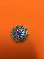 Fashion Snap Jewelry Lot Of 4 Rhinestone Charms