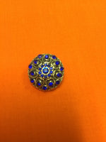 Fashion Snap Jewelry Lot Of 4 Rhinestone Charms