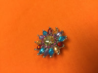 Fashion Snap Jewelry Rhinestone Charm