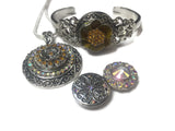 Pure Brilliance Fashion Snap Jewelry Necklace Bracelet Set Plus 4 Charms Beautiful & Classy