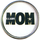US Army Mom Military  18MM - 20MM Snap Charm