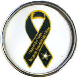 I Support Our Troops Because Freedom Isn't Free Military Ribbon 18MM - 20MM Snap Charm