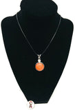 Proud Marine Mom Snap on 18" Leather Rope Diamond Pendant Necklace W/ Extra 18MM - 20MM Snap Charm