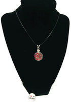 I Love My Soldier Snap on 18" Leather Rope Diamond Pendant Necklace W/ Extra 18MM - 20MM Snap Charm