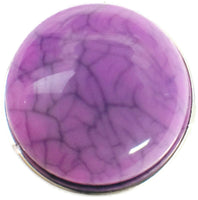 Light Purple Marbled Design Snap Charm 18MM - 20MM Snap Jewelry Charm
