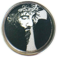 Jesus Christ Lord & Savior With Cross And Crown Of Thorns 18MM - 20MM Snap Charm