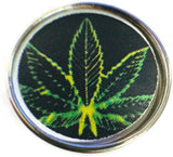 Glowing Marijuana Cannabis Chronic Pot Leaf 18MM - 20MM Fashion Snap Jewelry Charm