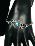 Starry Eyes Fashion Snap Jewelry Necklace Bracelet Set Plus 4 Mini Charms Beautiful & Classy