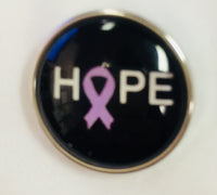 Cancer Purple Ribbon For Hope for All Cancer Types Fashion Snap Jewelry  Snap Charm