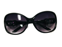 Black Sunglasses With 2 Purple Cancer Ribbon Snaps Interchangeable Snap Jewelry