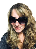 Red Sunglasses With 2 Biker Babe Motorcycle Interchangeable Snap Jewelry