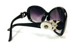 DIY Black Sunglasses Unique Interchangeable Snap Build Your Own Unique Jewelry