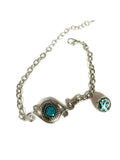 Ovarian Cancer Awareness Bracelet Set Plus 2 Mini Charms