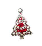 Christmas Holiday Red Christmas Tree Large 18MM - 20MM Snap Charm for Snap Jewelry