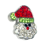 Christmas Holiday Santa Large 18MM - 20MM Snap Charm for Snap Jewelry