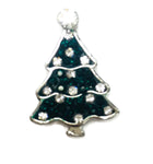 Christmas Holiday Green Tree Large 18MM - 20MM Snap Charm for Snap Jewelry