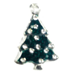 Christmas Holiday Green Tree Large 18MM - 20MM Snap Charm for Snap Jewelry