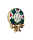 Christmas Holiday Wreath 18MM - 20MM Snap Charm for Snap Jewelry