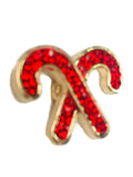 Christmas Holiday Candy Cane Large 18MM - 20MM Snap Charm for Snap Jewelry