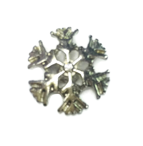 Christmas Holiday Snowflake 18MM - 20MM Snap Charm for Snap Jewelry