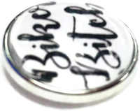 Biker B*tch Harley Davidson Motorcycle Mama Cool 18MM - 20MM Fashion Snap Jewelry Snap Charm