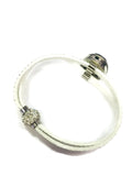 Dawns Delight Snap Jewelry Necklace Bracelet Set w/2 Reg and 2 Mini Size Charms