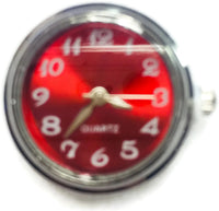 Red Quartz Watch Dial Wind Up Working Watch 18MM - 20MM Fashion Snap Jewelry Snap Charm