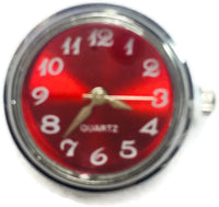 Red Quartz Watch Dial Wind Up Working Watch 18MM - 20MM Fashion Snap Jewelry Snap Charm