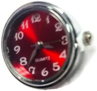 Red Quartz Watch Dial Wind Up Working Watch 18MM - 20MM Fashion Snap Jewelry Snap Charm