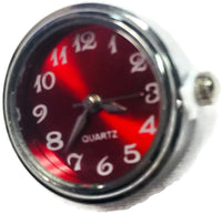 Red Quartz Watch Dial Wind Up Working Watch 18MM - 20MM Fashion Snap Jewelry Snap Charm