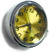 Yellow Gold Quartz Watch Dial Wind Up Working Watch 18MM - 20MM Fashion Snap Jewelry Snap Charm