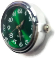 Green Quartz Watch Dial Wind Up Working Watch 18MM - 20MM Fashion Snap Jewelry Snap Charm