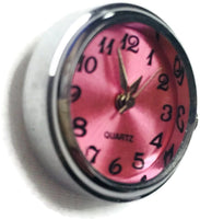 Pink Quartz Watch Dial Wind Up Working Watch 18MM - 20MM Fashion Snap Jewelry Snap Charm