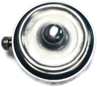 White and Gold Quartz Watch Dial Real Working Watch 18MM - 20MM Snap Charm