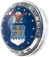 US Military Department Of The Air Force 18MM - 20MM Fashion Snap Jewelry Snap Charm