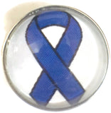 Cancer Ribbon Colon Cancer Fashion Snap Jewelry Charm