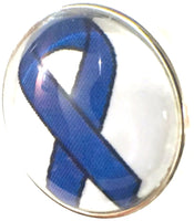 Cancer Ribbon Colon Cancer Fashion Snap Jewelry Charm