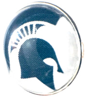 MSU Michigan State Spartans College Logo Fashion Snap Jewelry University Snap Charm