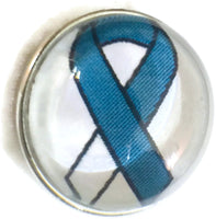 Cancer Ribbon Cervical Cancer Fashion Snap Jewelry Charm