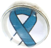 Cancer Ribbon Cervical Cancer Fashion Snap Jewelry Charm