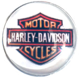 Harley Davidson Motorcycle Biker Babe 18MM - 20MM Snap Charm for Snap Jewelry