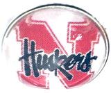 Nebraska Cornhuskers Huskers  College Logo Fashion Snap Jewelry University Snap Charm