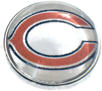 Fashion Snap Jewelry NFL Logo Chicago Bears Snap Charm