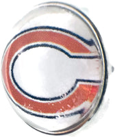 Fashion Snap Jewelry NFL Logo Chicago Bears Snap Charm