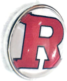 Rutgers Scarlet Knights College Logo Fashion Snap Jewelry University Snap Charm