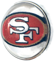Fashion Snap Jewelry NFL Logo San Francisco 49ers Snap Charm