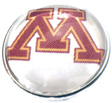 U of M University of Minnesota College Logo Fashion Snap Jewelry University Snap Charm